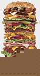 tall hamburger