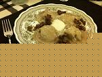 COCOA RAVIOLI FILLED WITH SAUSAGE AND BUFALA CHEESE #1